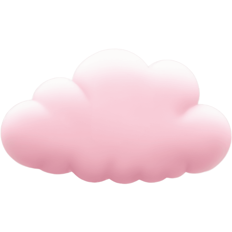 Light Pink cloud emoji