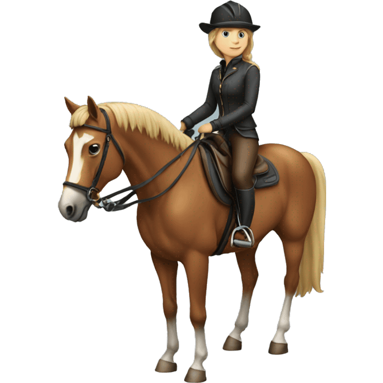 Horse rider emoji