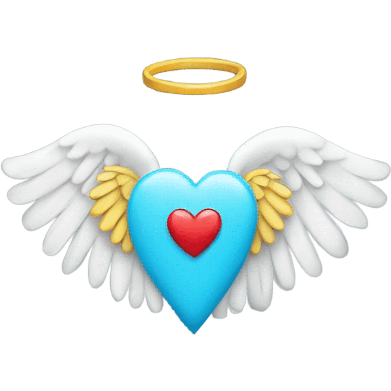 heart with angel wings emoji