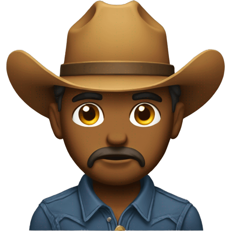 Sad cowboy emoji emoji