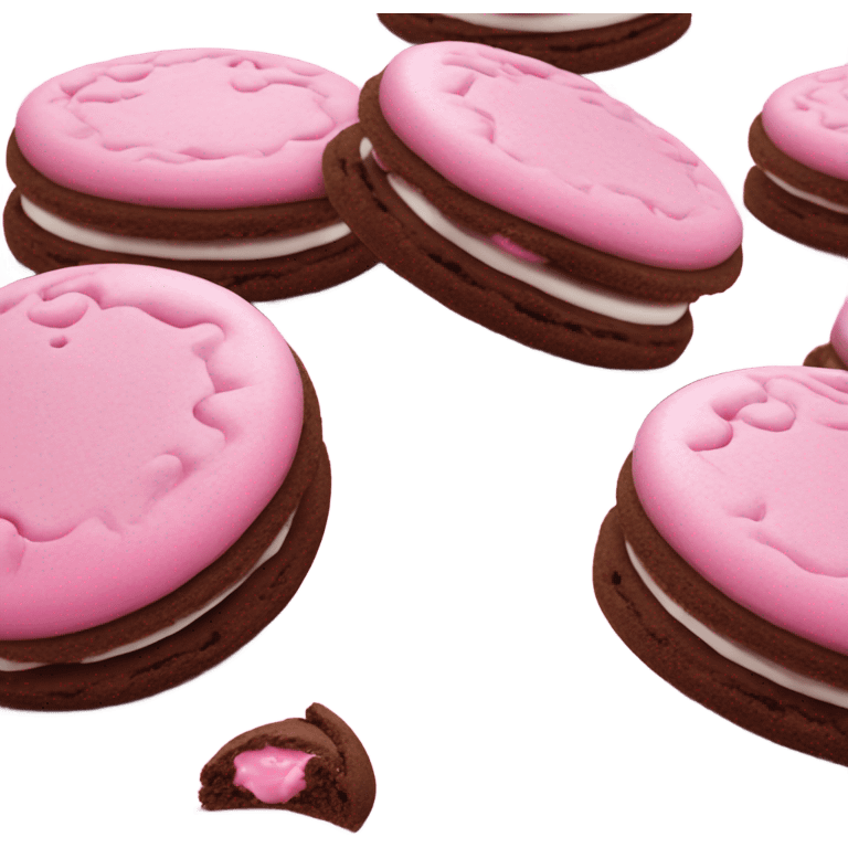 pink oreos emoji