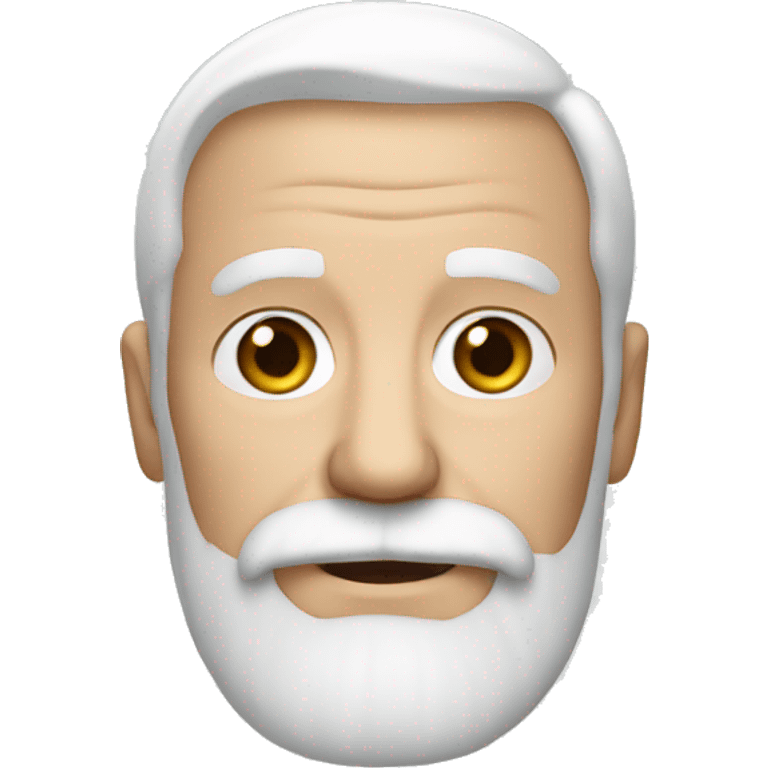 a white grandpa with a white beard emoji