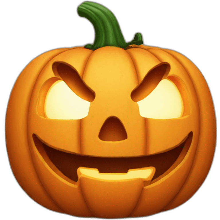 Jack o lantern emoji