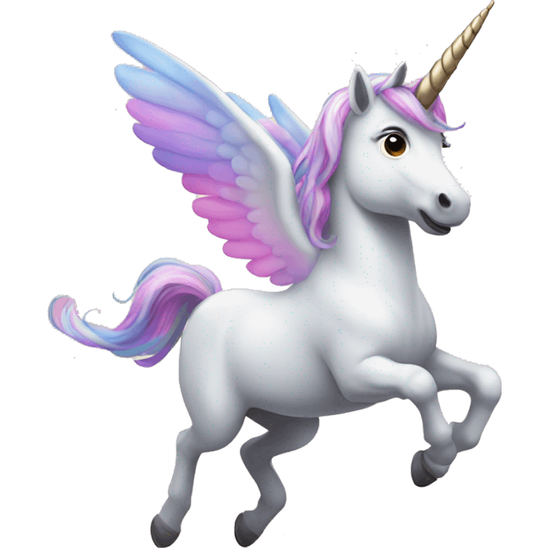 unicorn flying emoji