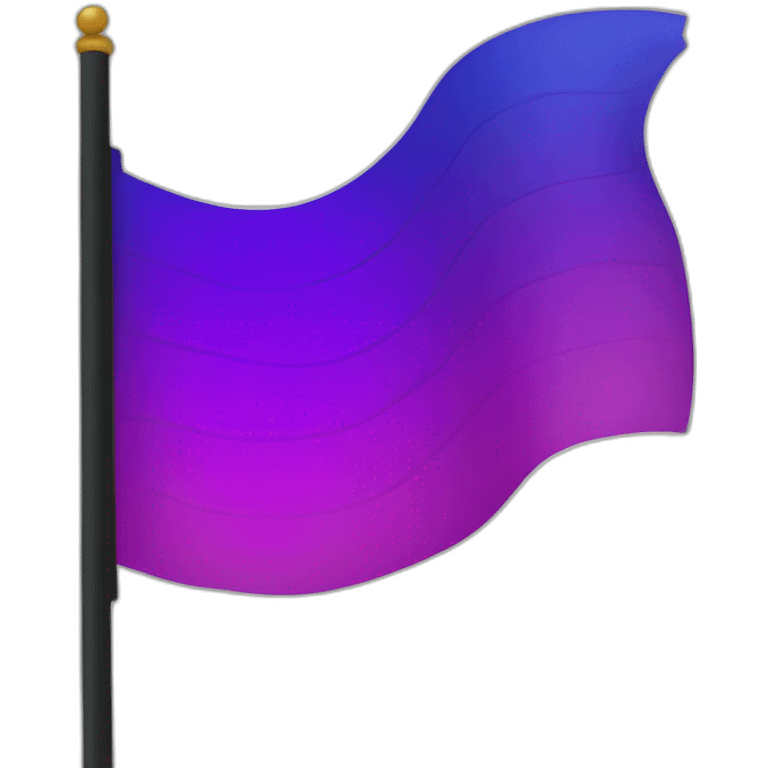 Drapeau bisexuel emoji