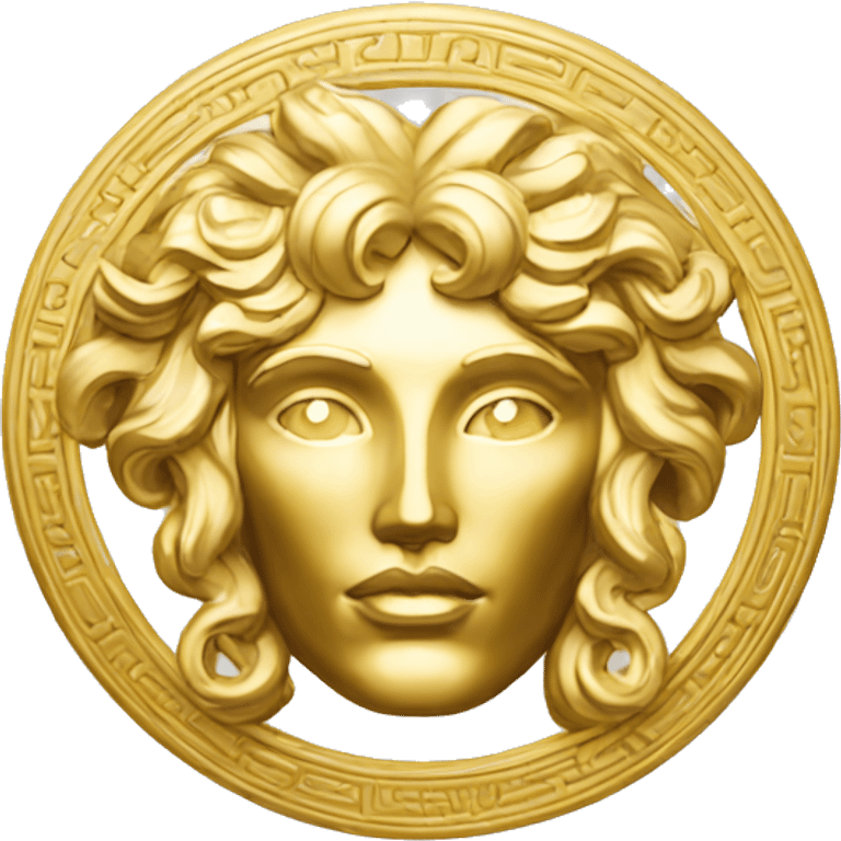 Versace golden logo emoji