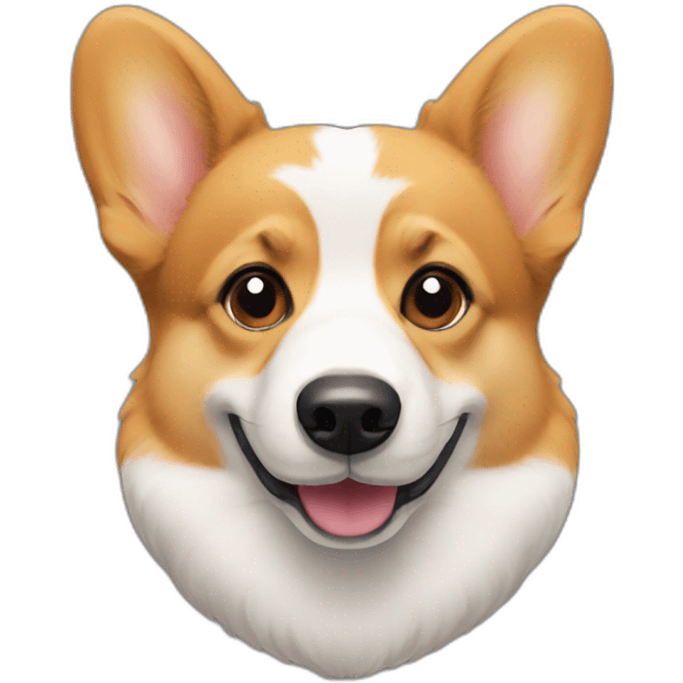 Welsh Corgi face emoji