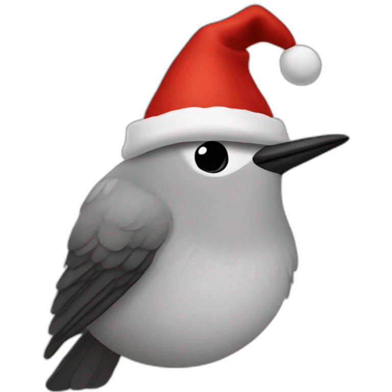 mockingbird santa hat emoji