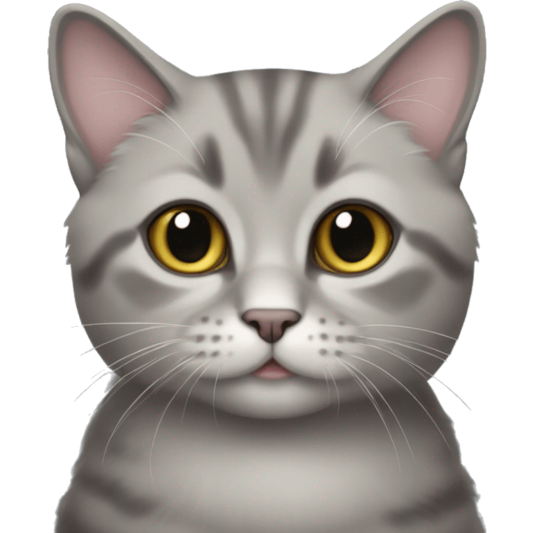 Gray munchkin cat emoji