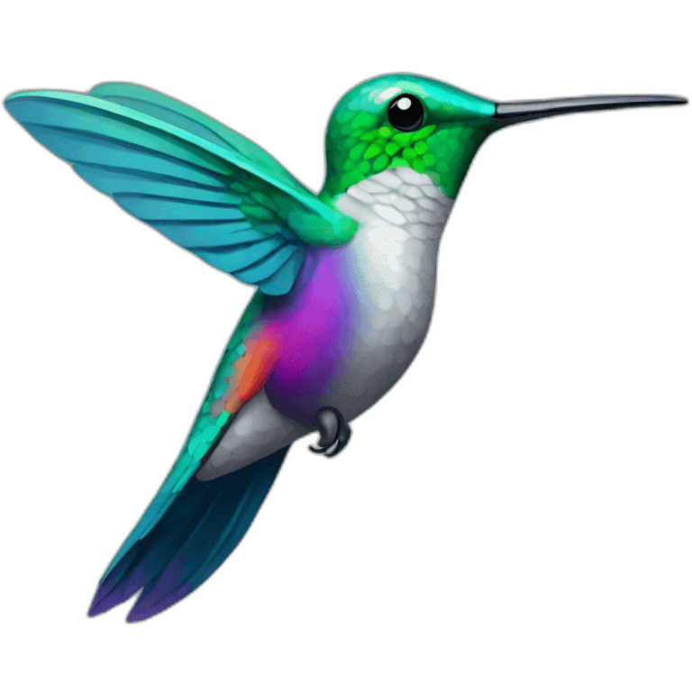 Chrome hummingbird emoji