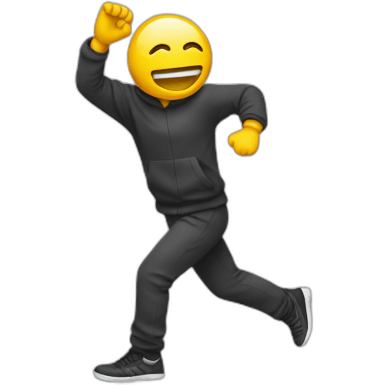 Personne faisant un dab emoji