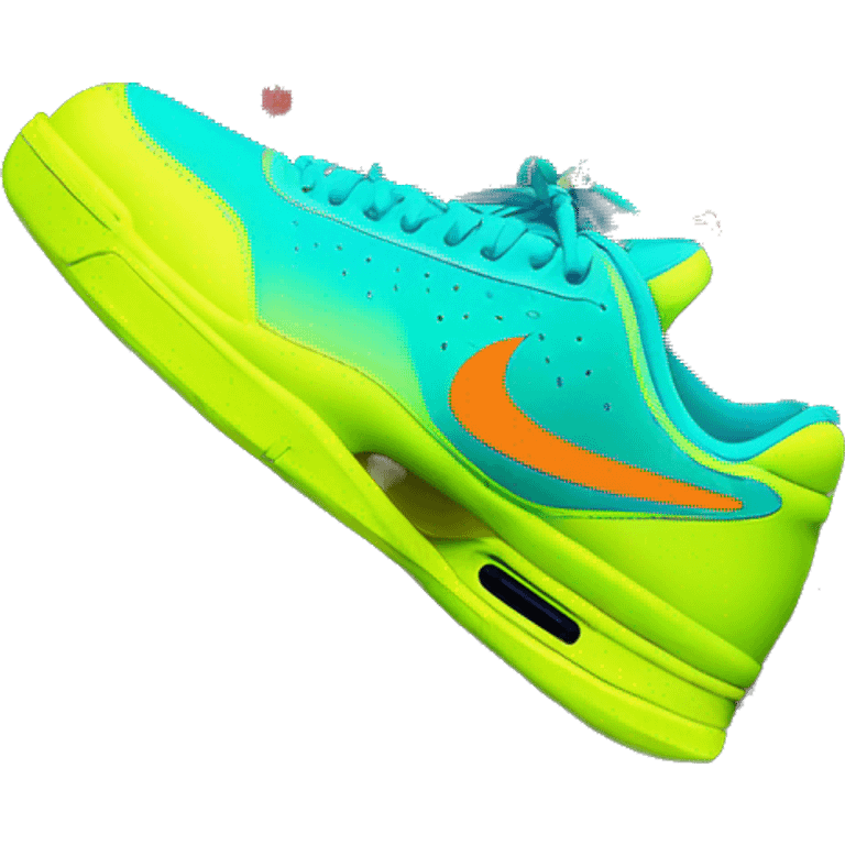 andre agassi, nike fluo emoji