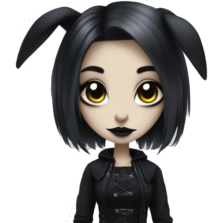 goth bunny girl emoji