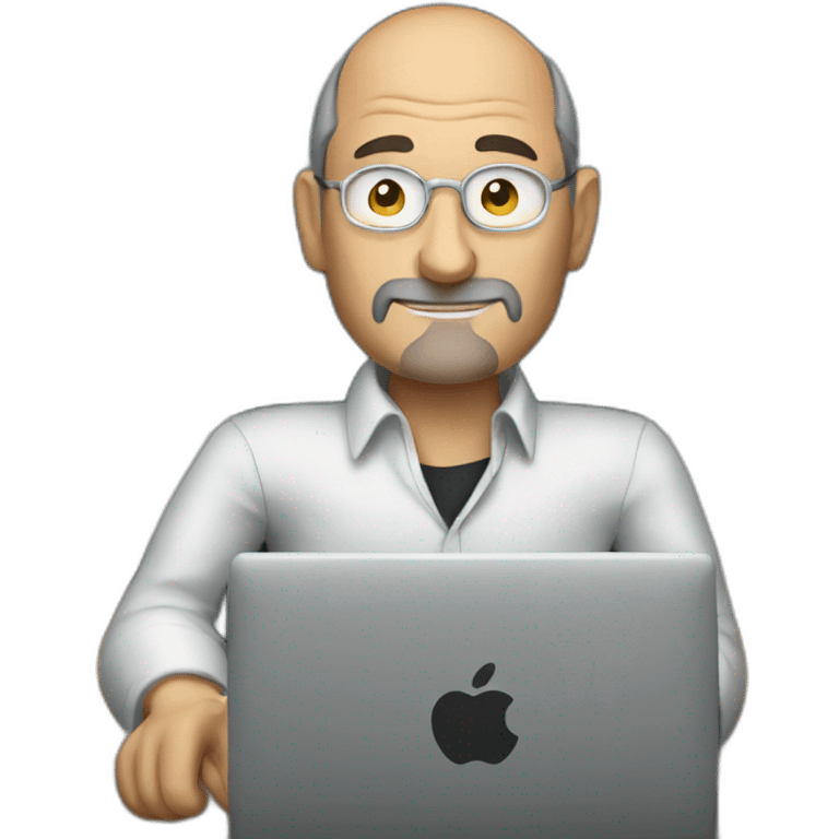 steve jobs as traveler emoji