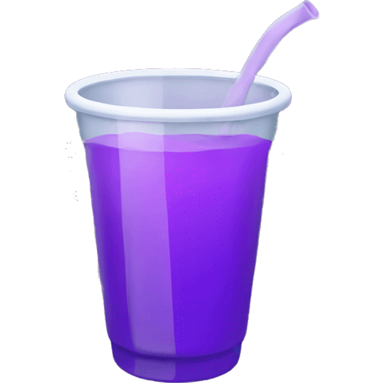 Lean cup purple liquid emoji