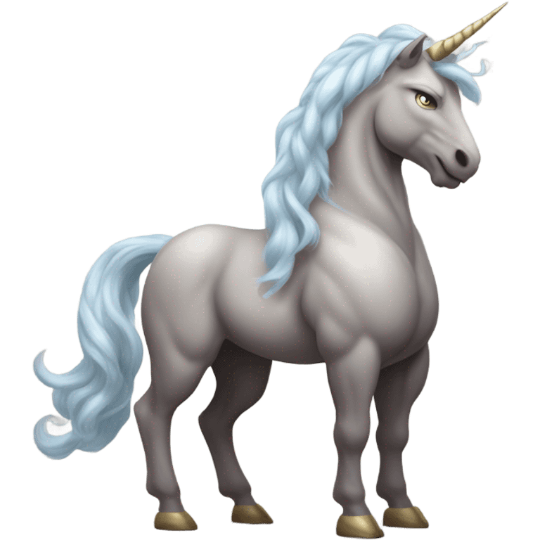 muscled unicorn emoji