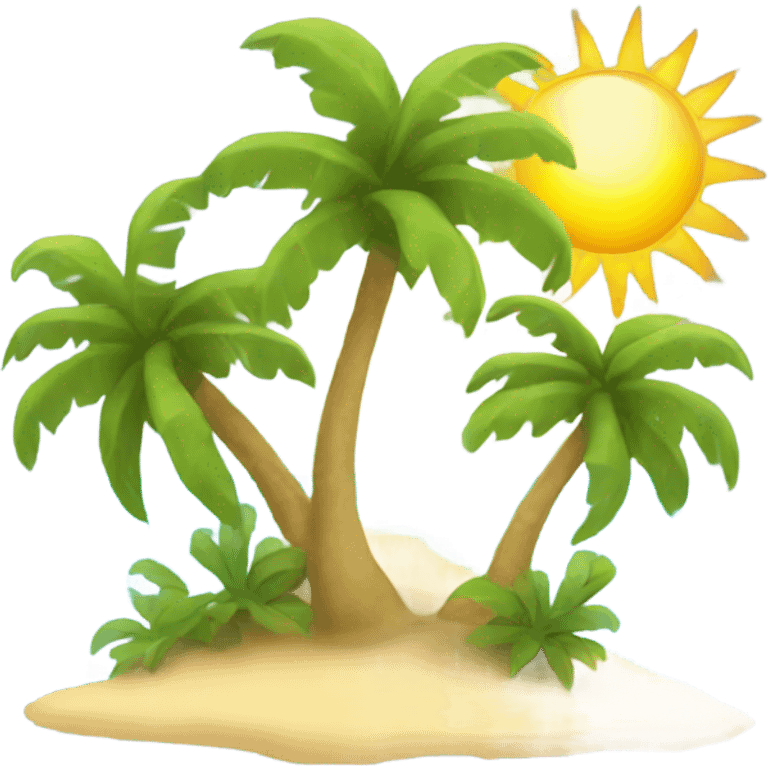 Sunshine Tropical paradise  emoji