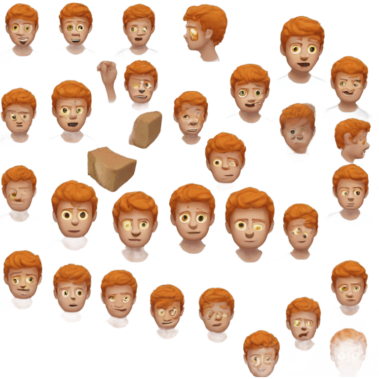 Lean ginger boy emoji