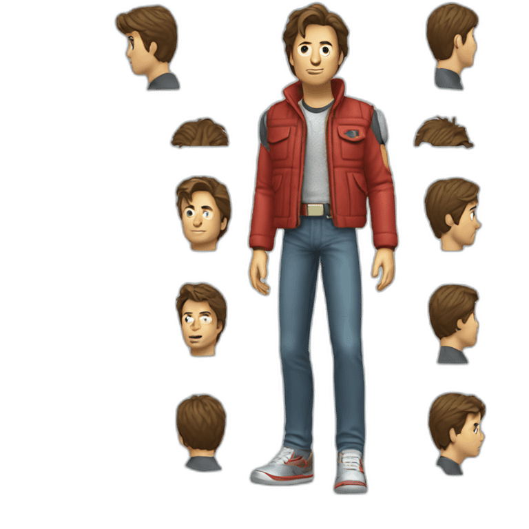 marty mcfly emoji