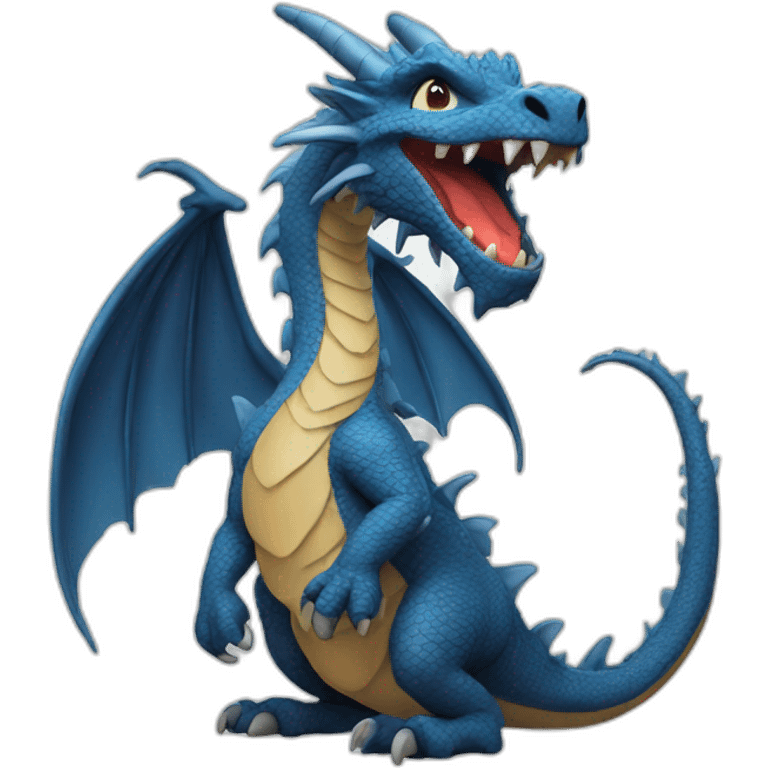 Dragon with swit emoji