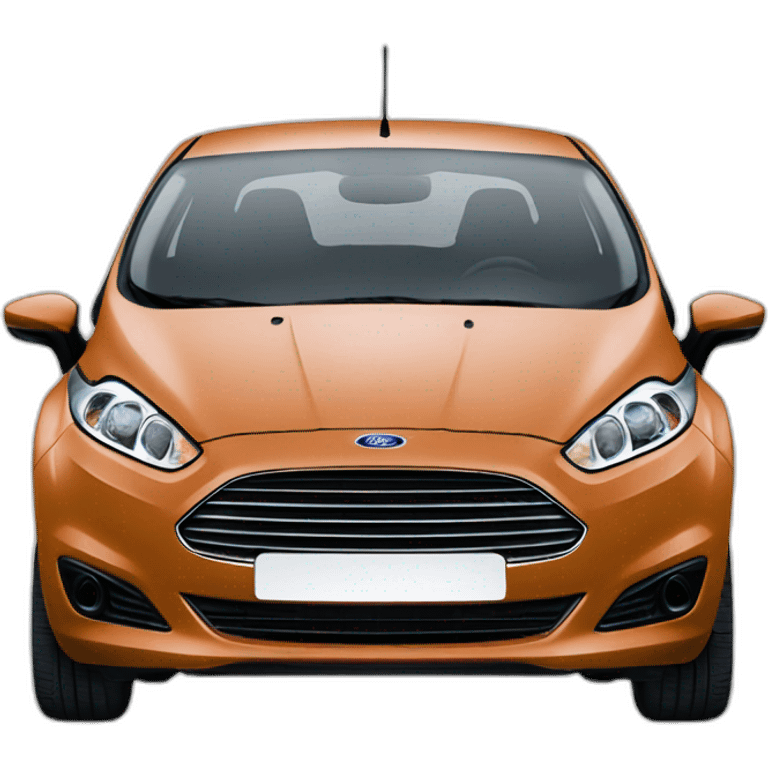 ford fiesta 2014 front view emoji