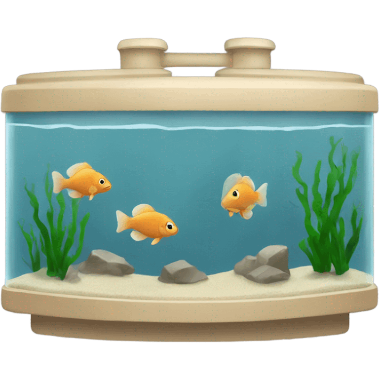 Beige Fish tank emoji