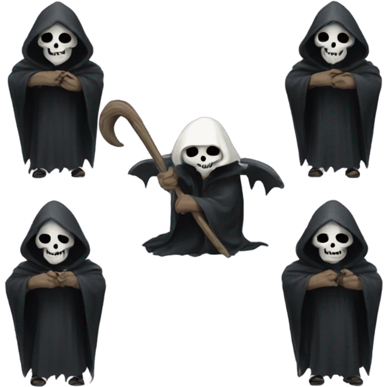 Cute grim reaper emoji