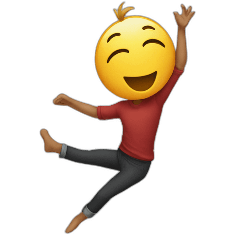 Vertical dancing emoji