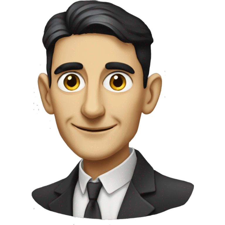 Franz Kafka Smiling emoji