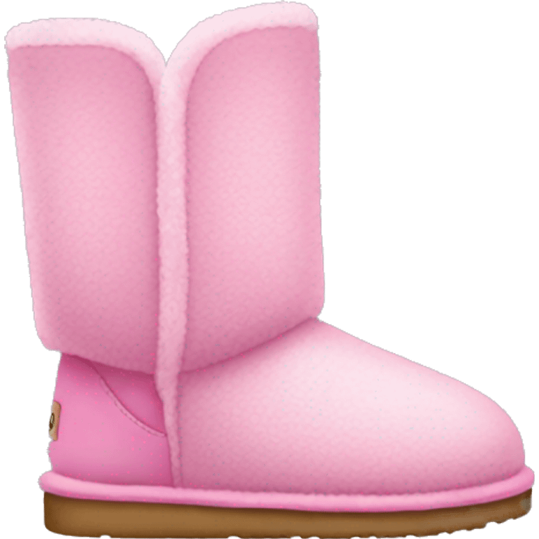 Uggs with pink bös emoji