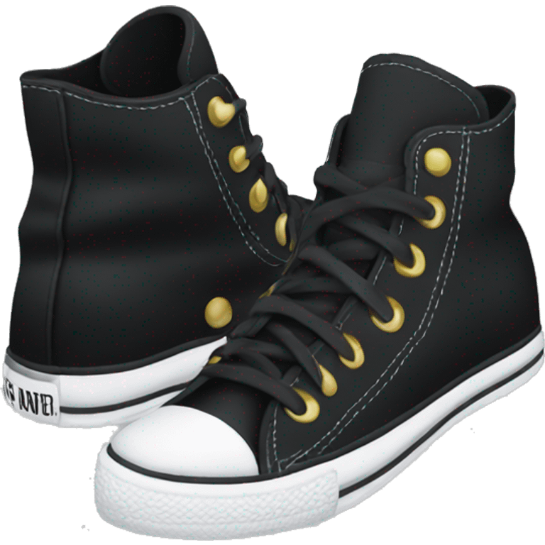 Black converse emoji