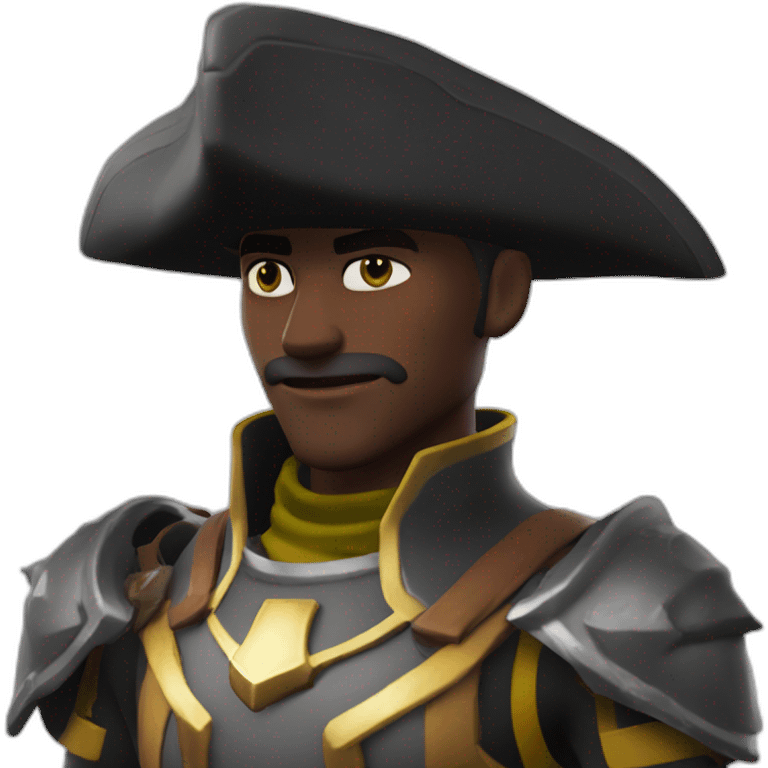 Fortnite-skin chevalier noir emoji