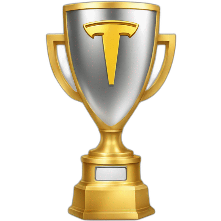 tesla gold trophy emoji