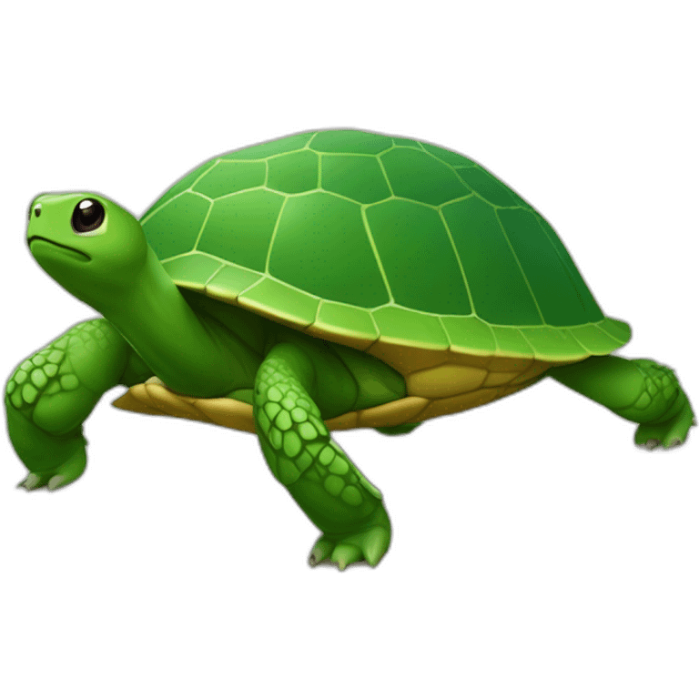 Tortue sur une fourmi emoji