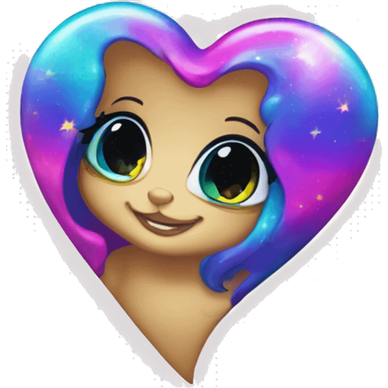 lisa frank galaxy heart emoji