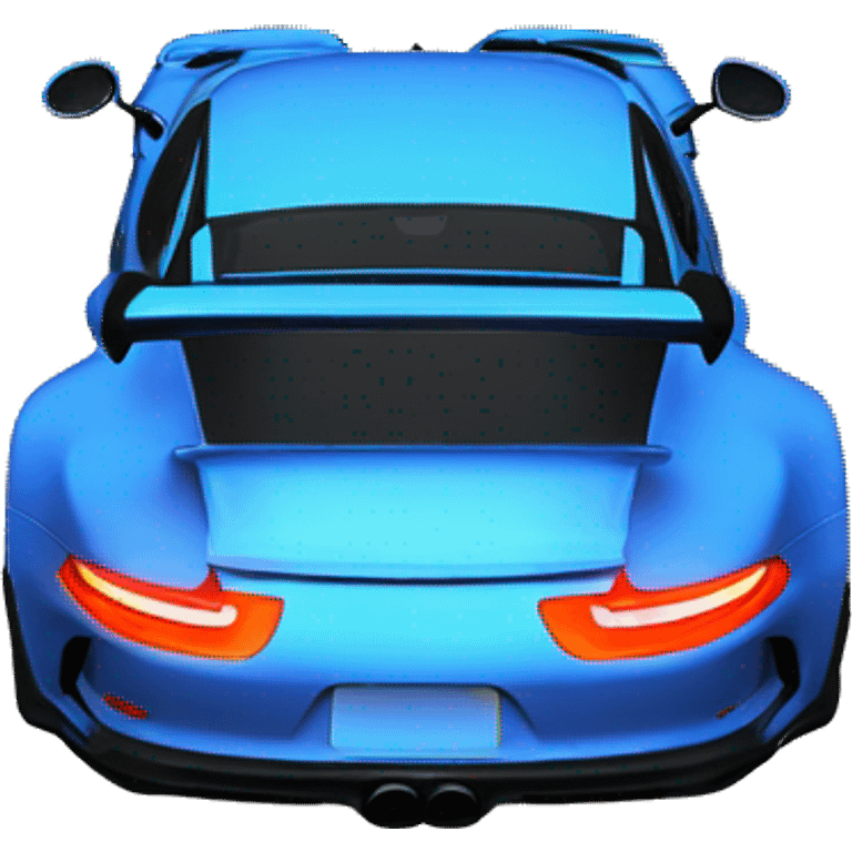 blue porsche 911 gt3 rs 2019 car  emoji