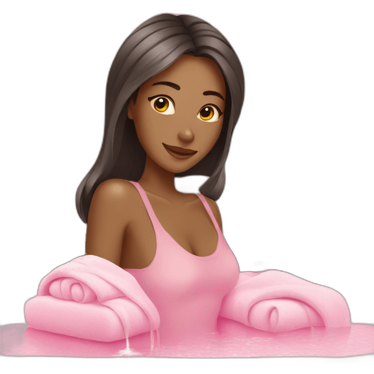 spa relax girl emoji