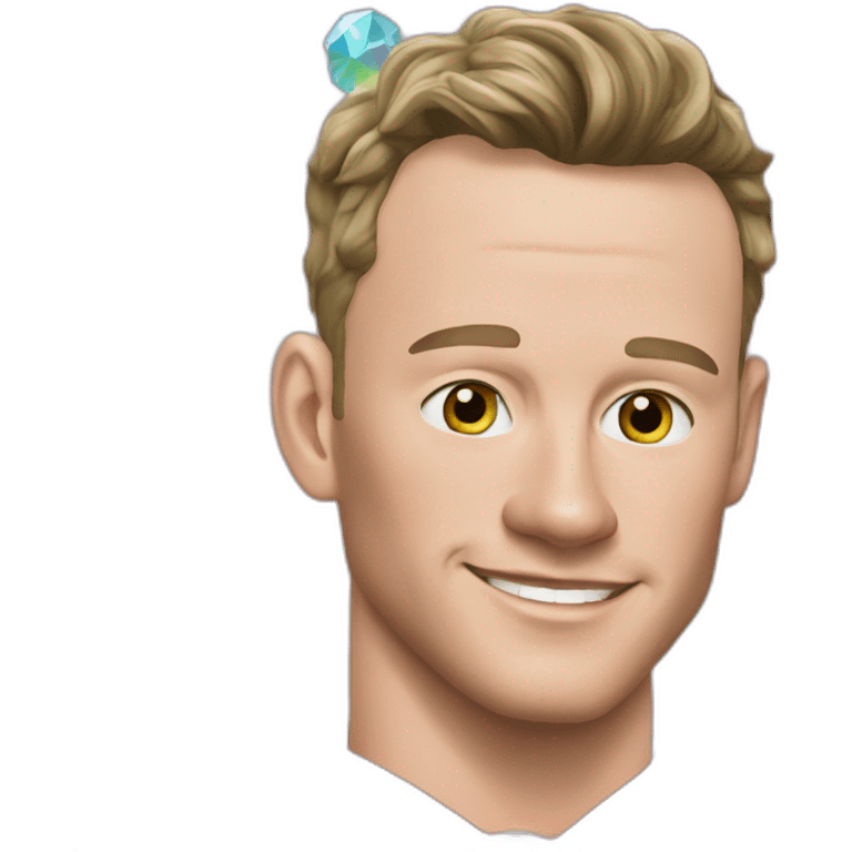 Jonathan Toews as rainbow diamond ring emoji