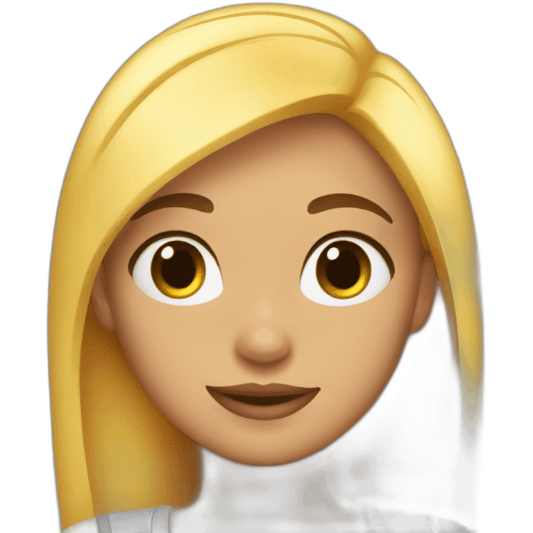 chica rubia emoji