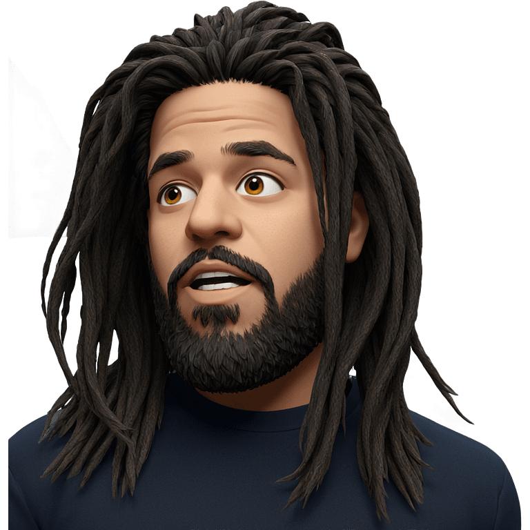 male portrait with beard emoji