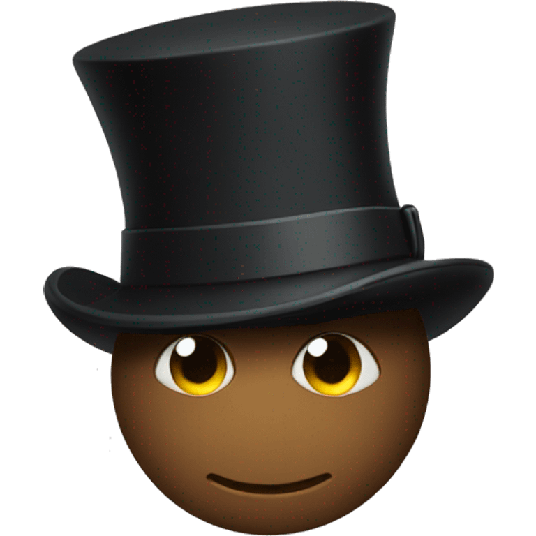 a tophat emoji