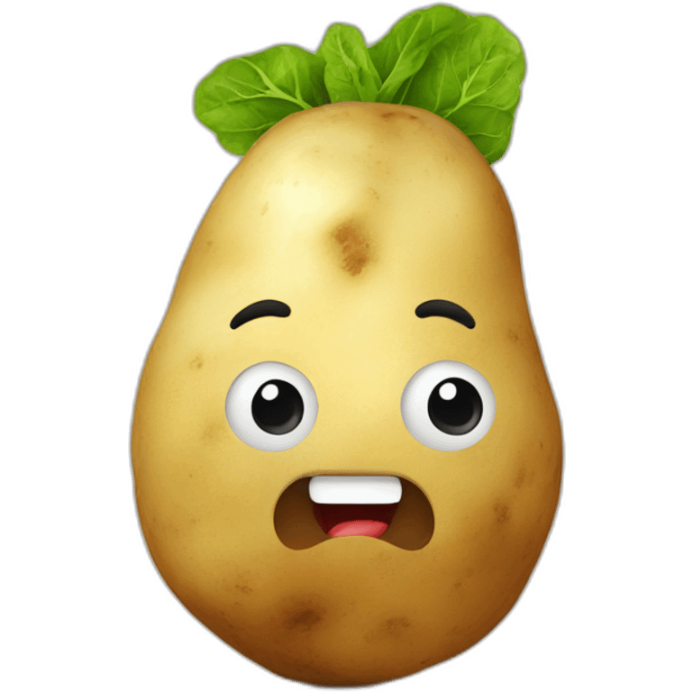 potato with face emoji