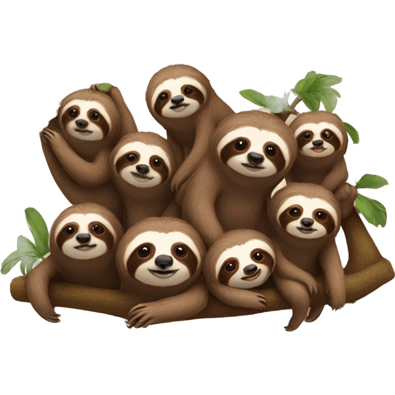 A group of Sloths emoji