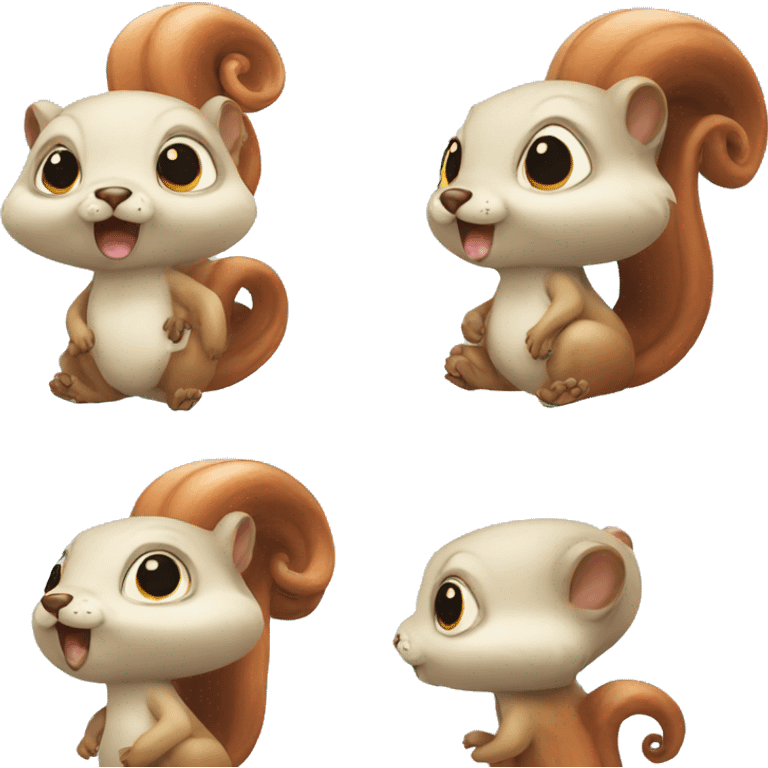 squirrel mixed octopus emoji