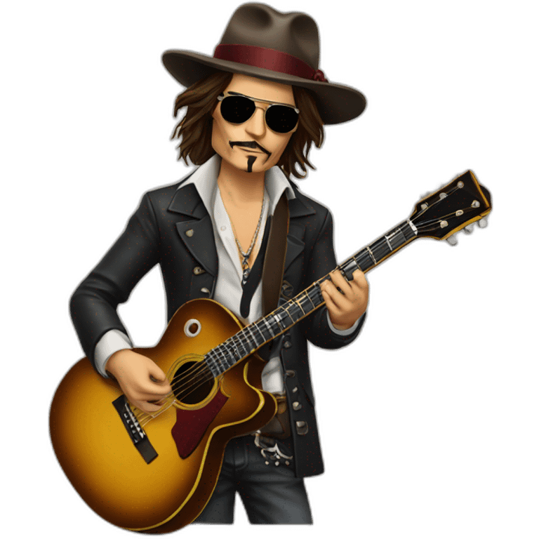 johnny-depp-with-guitar emoji