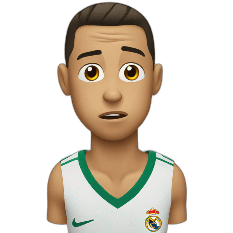 Ronaldo crying emoji