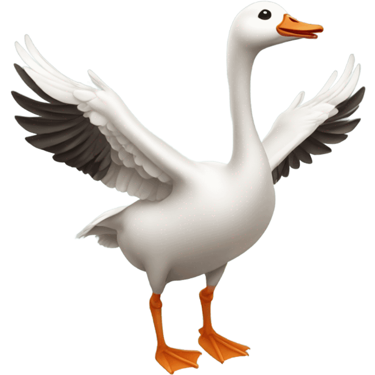 Goose dancing emoji