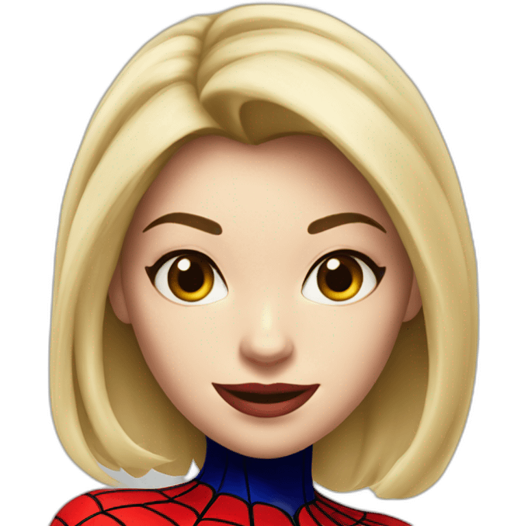 gwen stacy as spiderman emoji