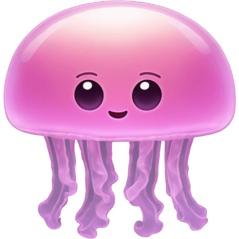 Baby pink moon jellyfish  emoji