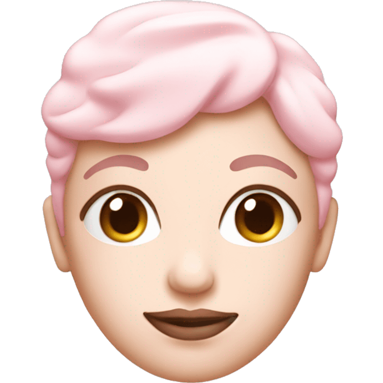 pastel pink face cream emoji